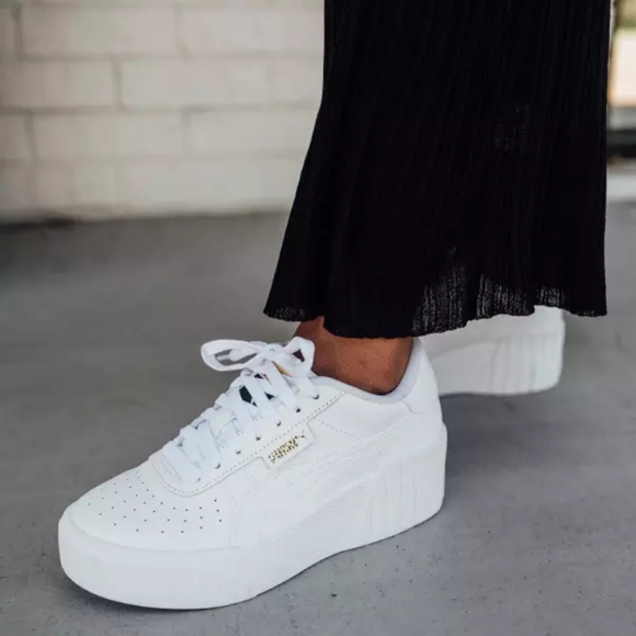 NWT Puma Cali Wedge Sneaker - Women's size 9 - Picture 1 of 13